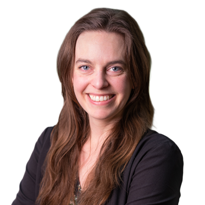 Headshot of a White woman with long brown hair